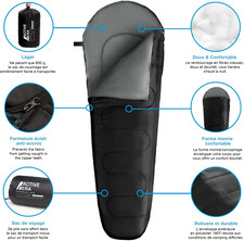 sac de couchage Ultra Léger en Duvet Active Era, Chaude-pliable Pour Grand Froid