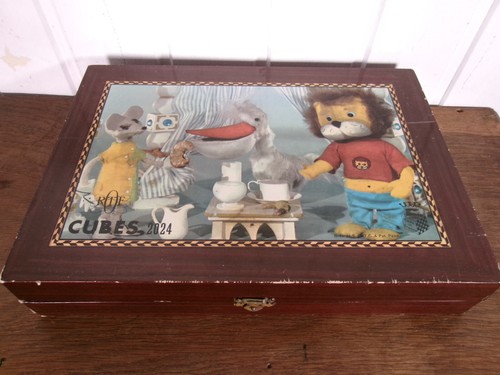 Jeu cubes bois vintage - cubes,