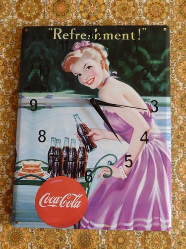 Pendule vintage publicitaire - pendule,