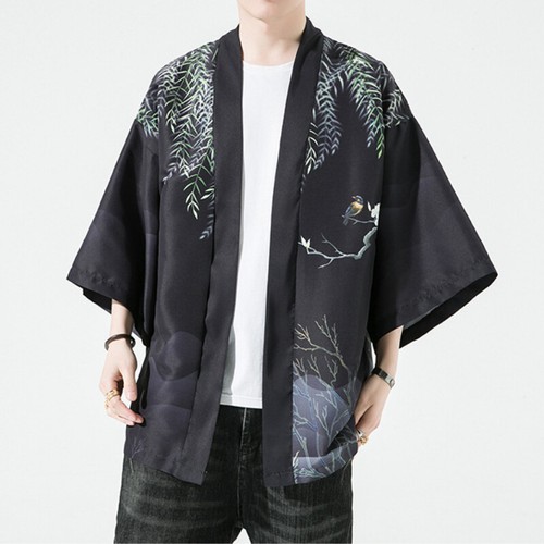 Hommes haut kimono cardigan - hommes,