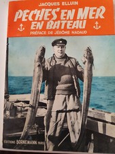 Pêches en mer en bateau-