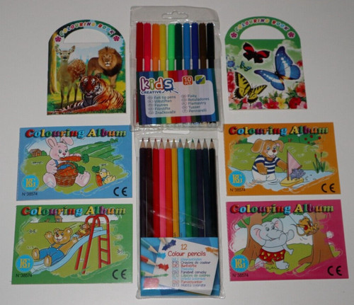 Set lot coloriage - 12, crayons