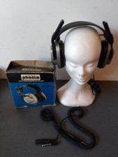 VINTAGE ECOUTEURS CASQUE AUDIO PHONIA TE-1042 MADE IN JAPAN TRÈS BON ETAT