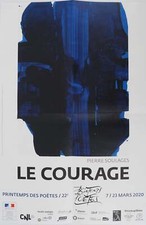 Pierre SOULAGES : Peinture 30 novembre 1967, Affiche originale
