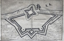 GRAVURE CARTE PLAN Philippine