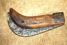 Couteau  pliant Ancien serpette bois de buis signé