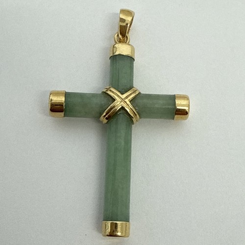 Pendentif croix avec contour - pendentif,