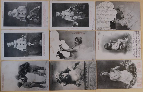 Cpa bergeret lot cartes - cpa,