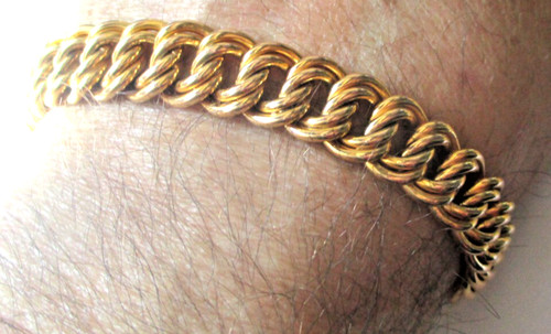 Ancien bracelet gourmette - bracelet,