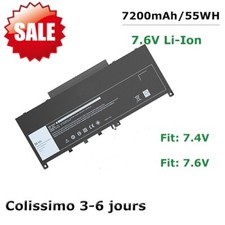 BATTERIE pour  Dell Latitude E7270 E7470 Series Laptop J60J5 R1V85 451-BBSX 451