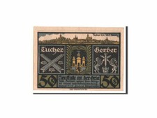 [#358891] Billet, Allemagne, Neustadt a.d Orla Stadt, 50 Pfennig, personnage 3, 