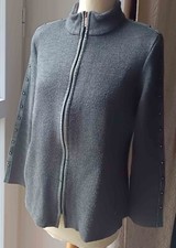 gilet veste à clous gris :: devernois :: taille 42