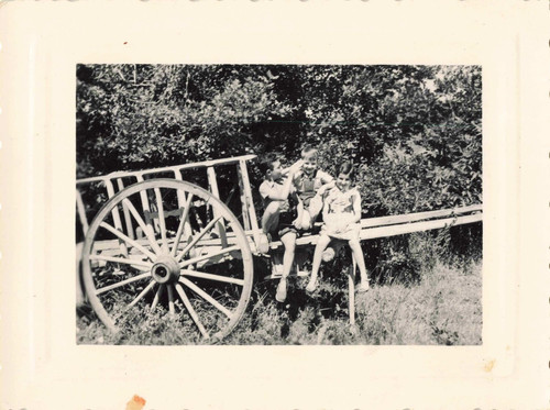 Ancienne photographie trio - ancienne,