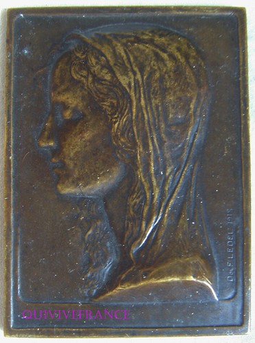 Med9376 medaille plaque - -,