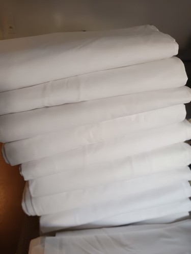 Drap plat coton 240x280 - drap, 240x280+2taies