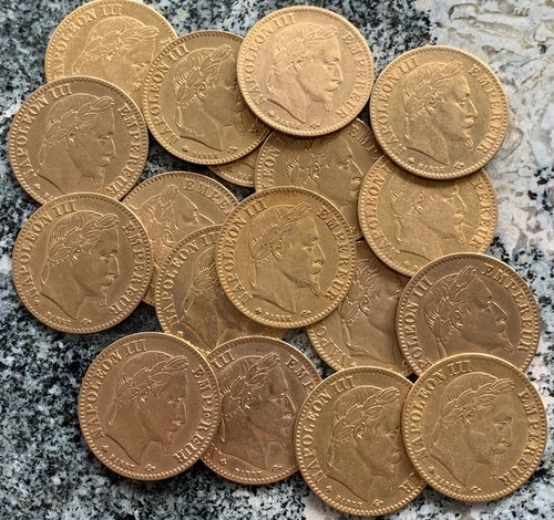 France francs napoléon - francs, or