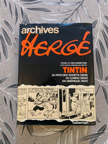 Archives herge tintin 1 - tintin, n°