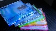 5 Minidisc TDK Recordable MD