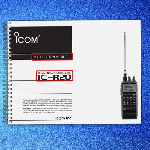 Icom r20 communications - icom,