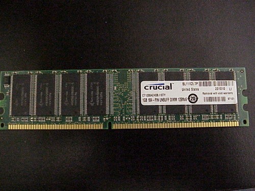 1gb crucial ct12864z40b i16ty - crucial, ct12864z40b.i16ty