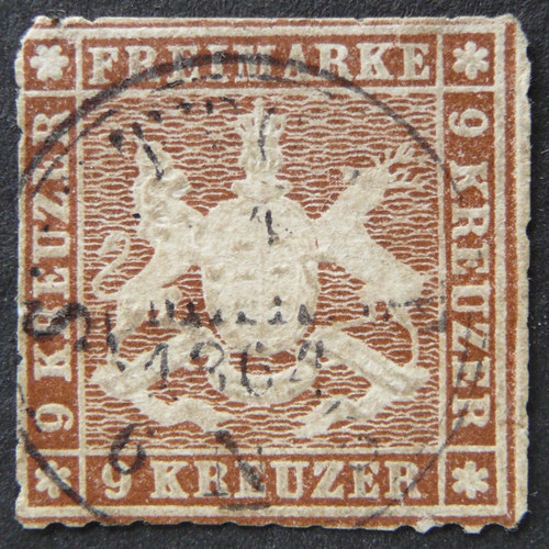 Timbre allemagne 1863 - :,
