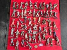 (58) gros LOT  POUR BRICOLEUR  fermier soldat alu plomb métal Quiralu Aludo LR
