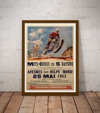 Affiche-Poster  Motocross