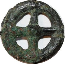 DC0887 Gauloise Gaule Rouelle 4 Rayons Bronze -100 -50 -> Faire Offre