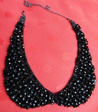 COL ancien COLLIER brodé