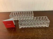 3 jardinières art déco en cristal de Baccarat (prix à l'unité)