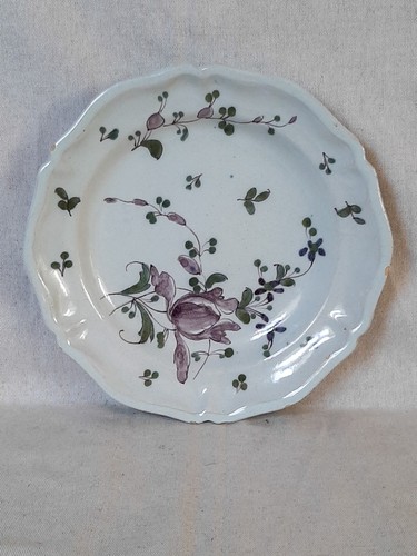 Assiette ancienne faïence - en,