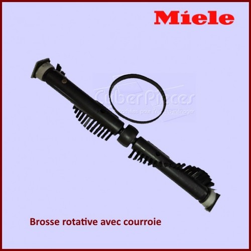 Brosse rotative courroie - brosse, et