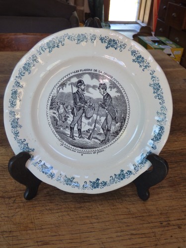 Ancienne assiette dessert - *ancienne, a