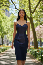 Superbe robe bleu marine