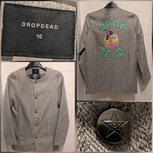 Drop dead clothing grey - dead,