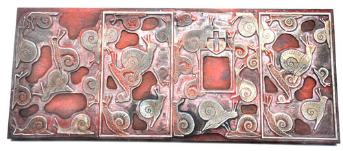 Ancienne plaque cuivre pour - plaque,