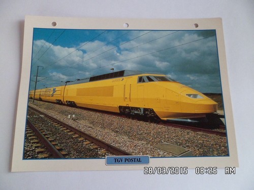 Carte fiche trains - carte, legende