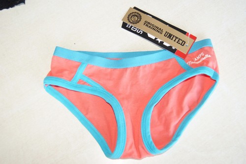 Culotte orange bleue neuve - et,