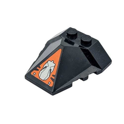 Lego wedge noir - wedge, noir/orange