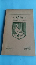 LIVRE  OIE  ÉLEVAGE DE RAPPORT  ANIMAUX