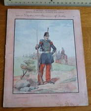 Ancien Protège-cahier Couverture "VOLTIGEURS DE LA GARDE" L'Armée Française