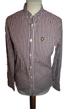 CHEMISE ML HOMME   °°°  LYLE & SCOTT  °°° SLIM FIT .  TAILLE S