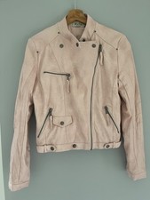 Veste rose - simili cuir - Softy - Taille L