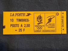 Carnet De 10 Timbres 2715-C4A À 2f50 Albertville. Carnet Fermé. Conf.6.
