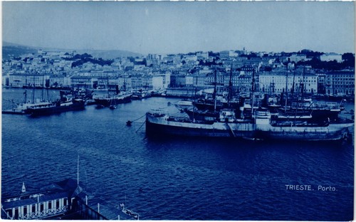 Cpa trieste porto italy - cpa,