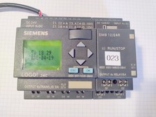 SIEMENS PLC LOGO 24RC + OUTPUT MODULE DM8 12/24R 6ED 052-1CC01-0BA6