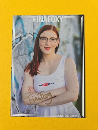 Fina foxy autographe signé - fina,