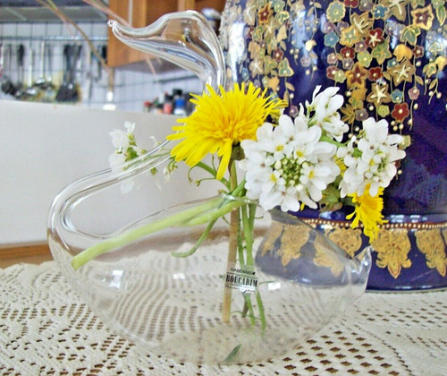 Vase verre porte stylo - vase, en