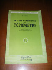 Calculs numériques du