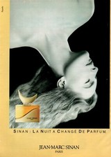 Publicité papier Parfum. Perfume ad. JEAN MARC SINAN 1983